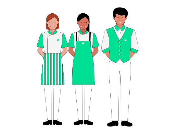 L’accueil de votre magasin 3 avatars de vendeurs