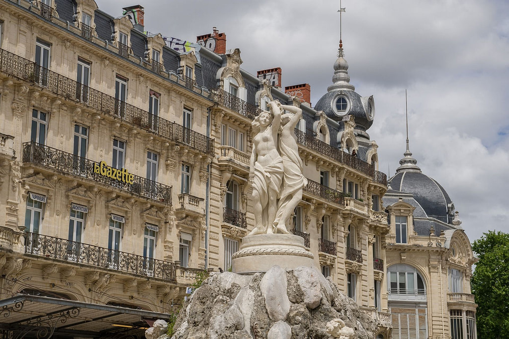 Les 3 Grâces place de la Comédie à Montpellier Les 3 Grâces place de la Comédie à Montpellier