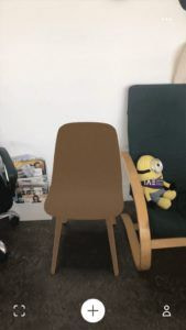 Chaise réalité augmentée Chaise en réalité augmentée marron